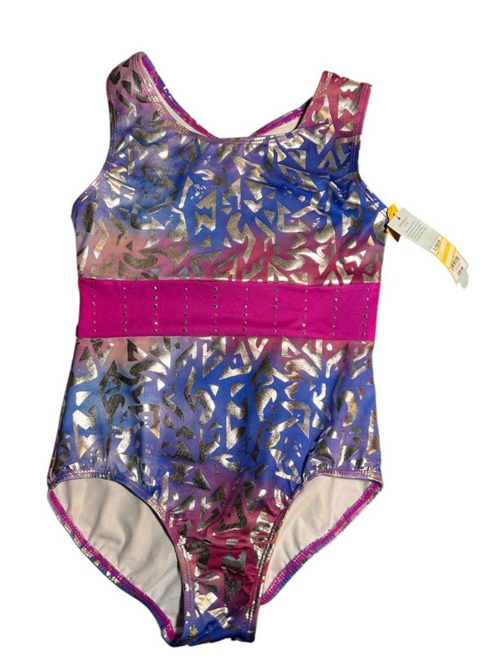 Cat & Jack Shimmery Pink and Blue One-Piece Swimsuit